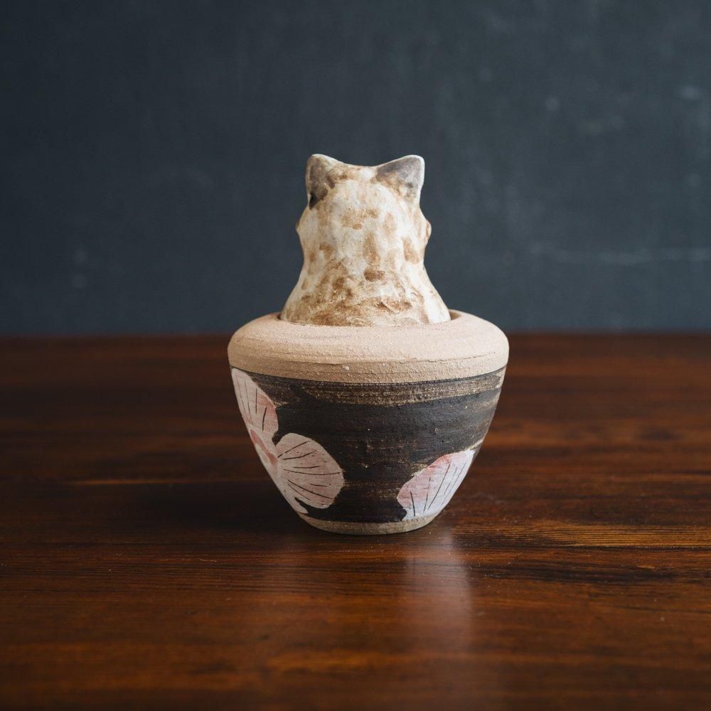 （2024年12月）【1点もの】acnepotterystudio　カノプス壺　A10-3