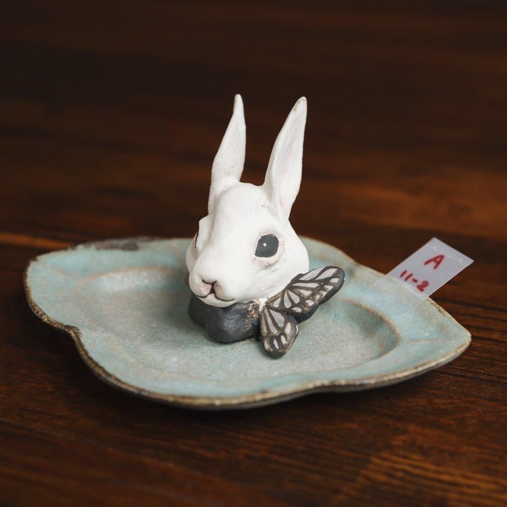 （2024年12月）【1点もの】acnepotterystudio　アクセサリープレート（小）　A11-2