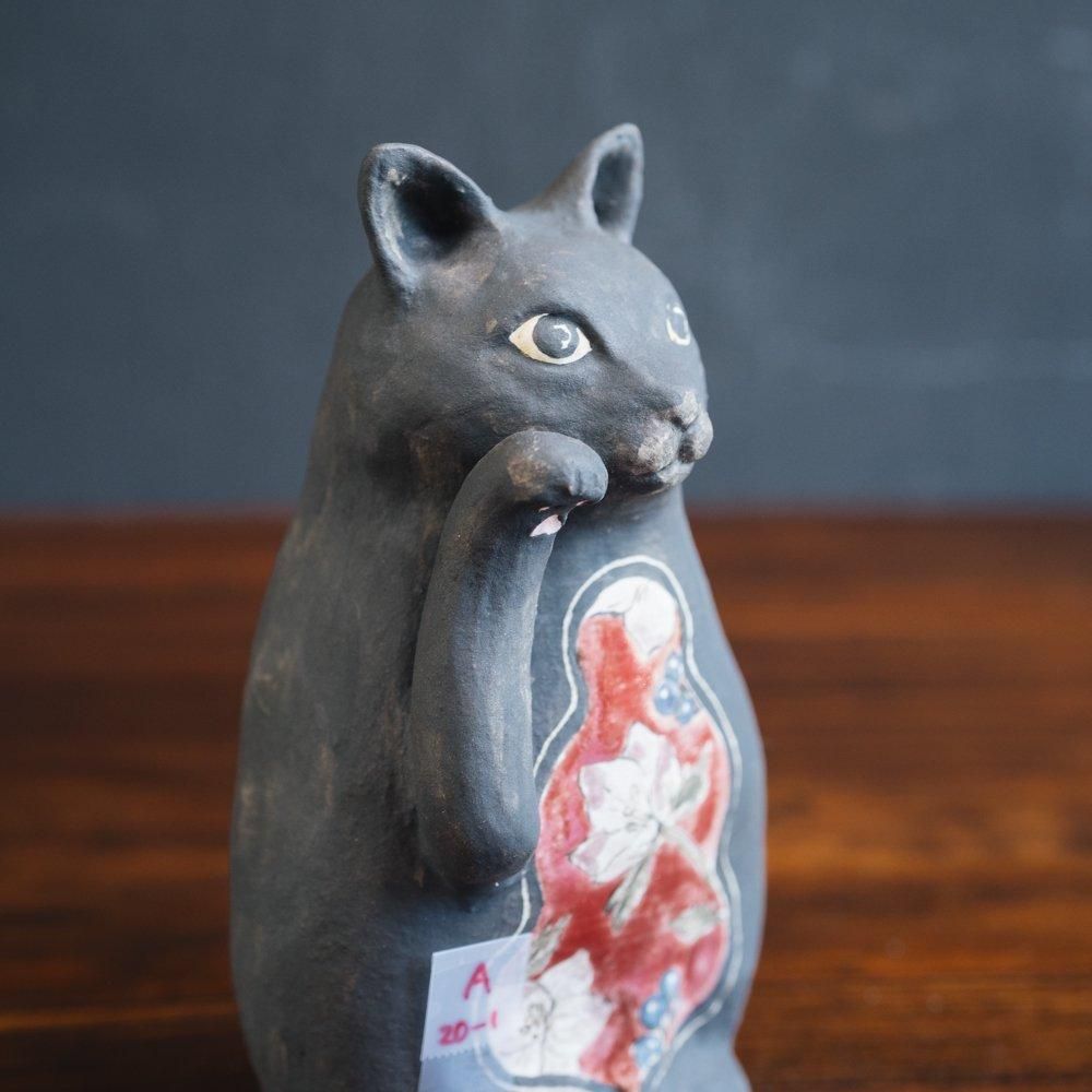 （2024年12月）【1点もの】acnepotterystudio　招き猫　A20-1