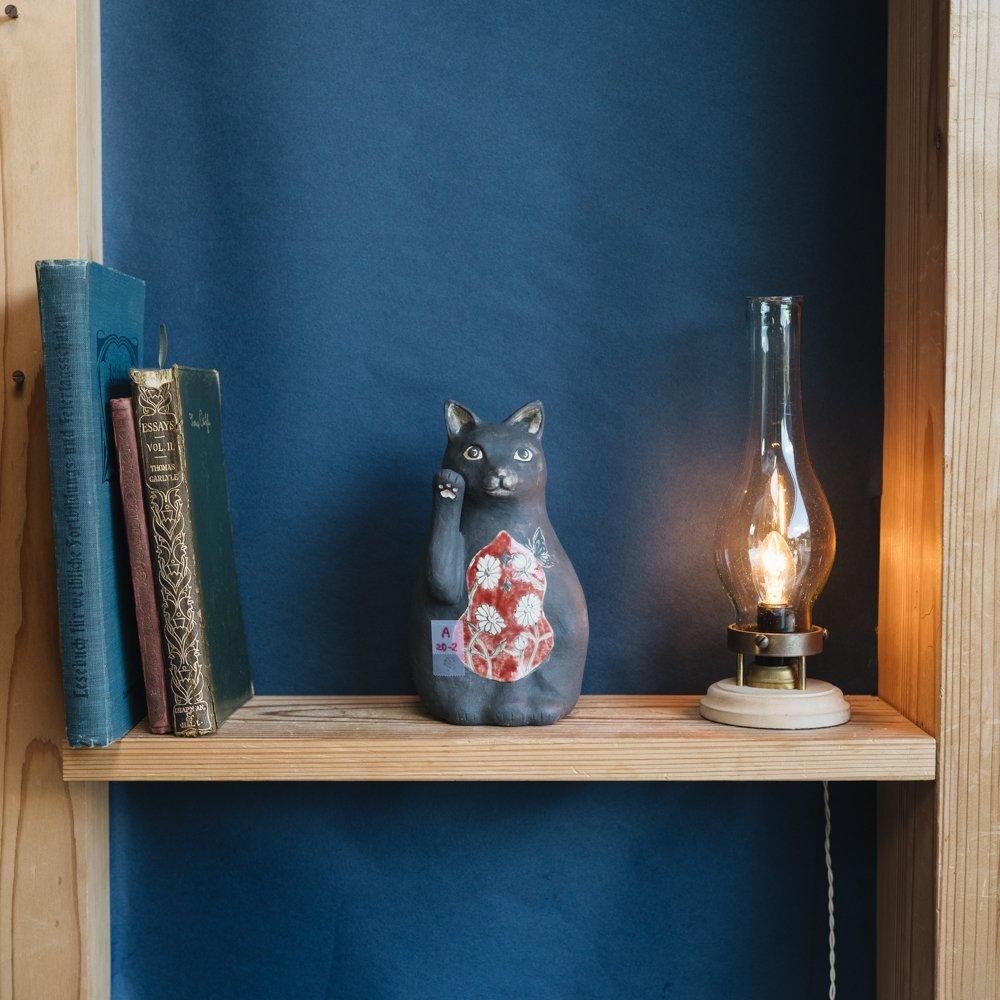 （2024年12月）【1点もの】acnepotterystudio　招き猫　A20-2