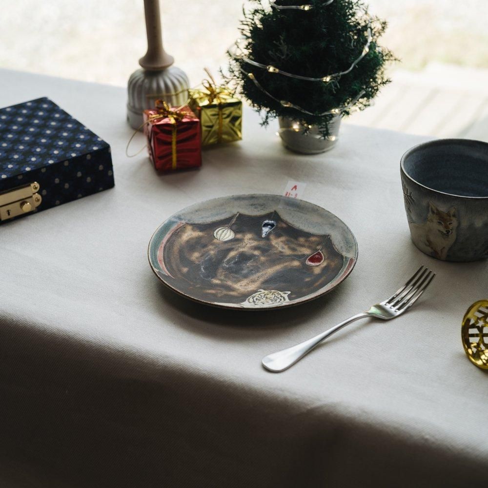 （2024年12月）【1点もの】acnepotterystudio　ケーキ皿　A31-3