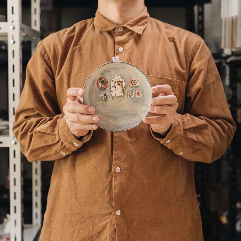 （2024年12月）【1点もの】acnepotterystudio　ケーキ皿　A31-5