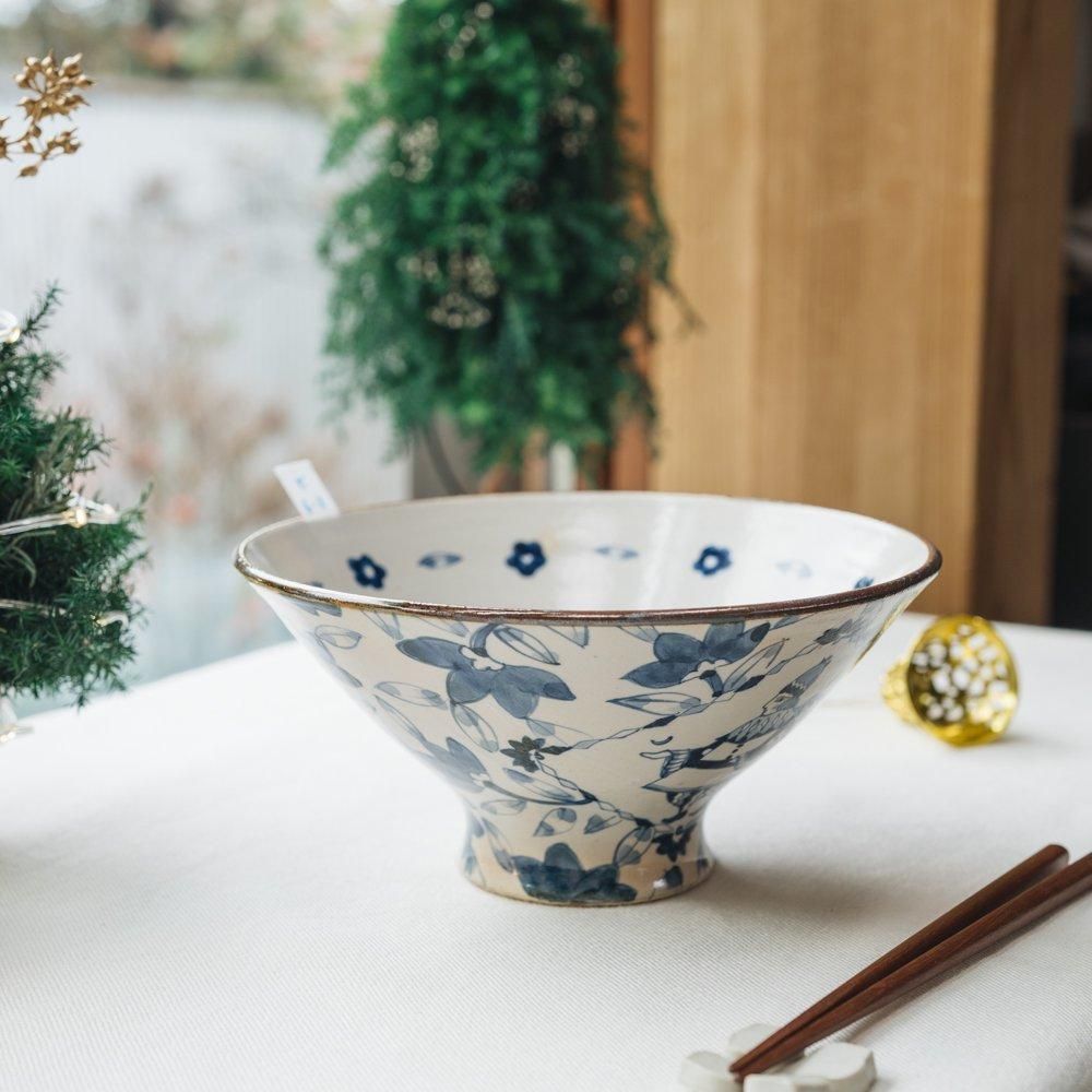 ヒヅミ峠舎 色絵 どんぶり ラーメン鉢 ヒヅミ峠舎 色絵 どんぶり