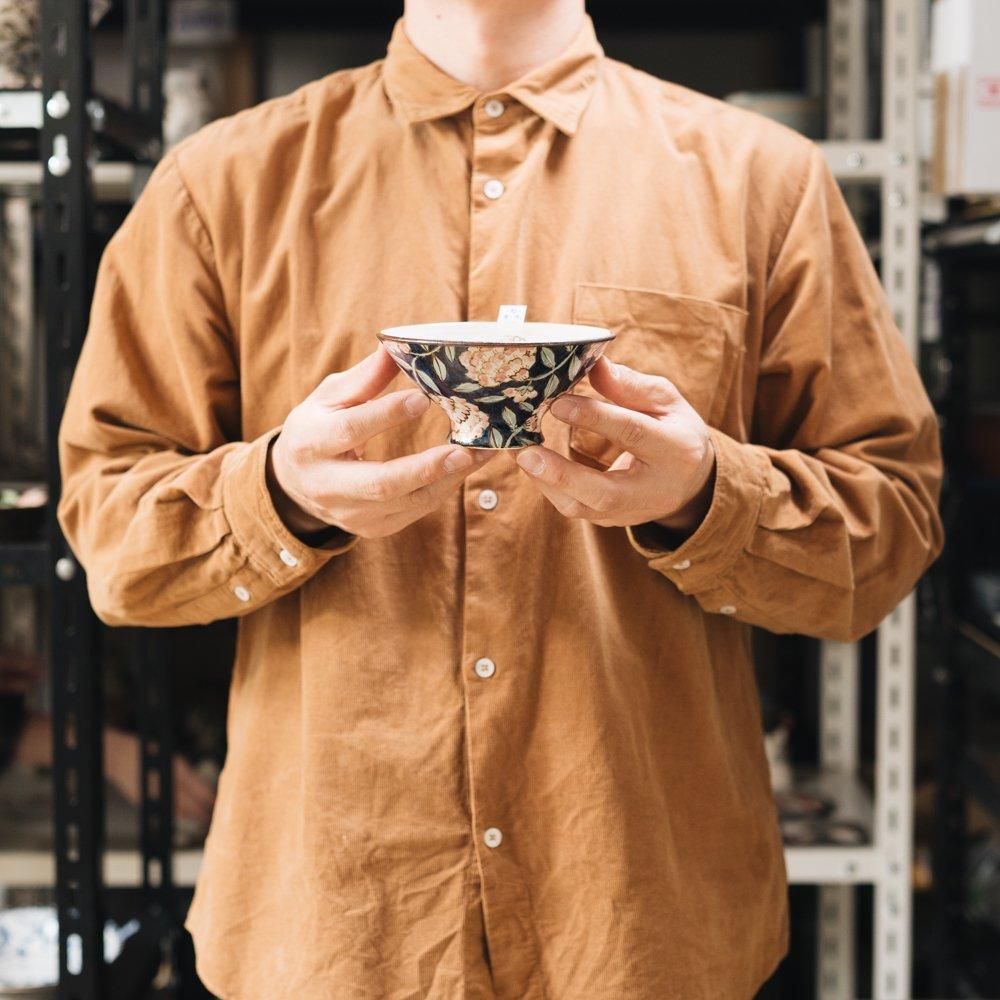 （2024年12月web個展）【1点もの】ヒヅミ峠舎　色絵茶碗　ヒ9-4