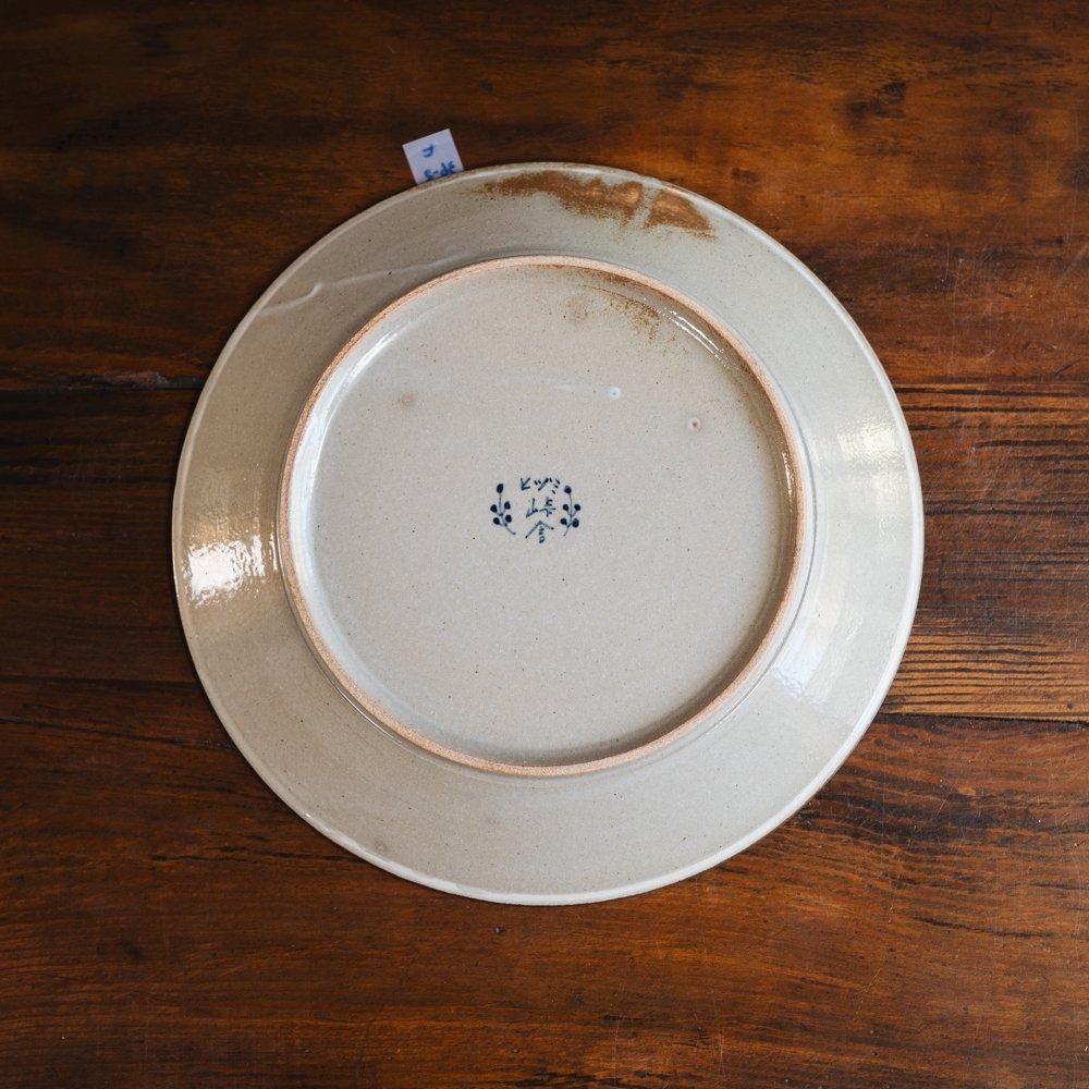 （2024年12月web個展）【1点もの】ヒヅミ峠舎　染付プレート　ヒ36-2