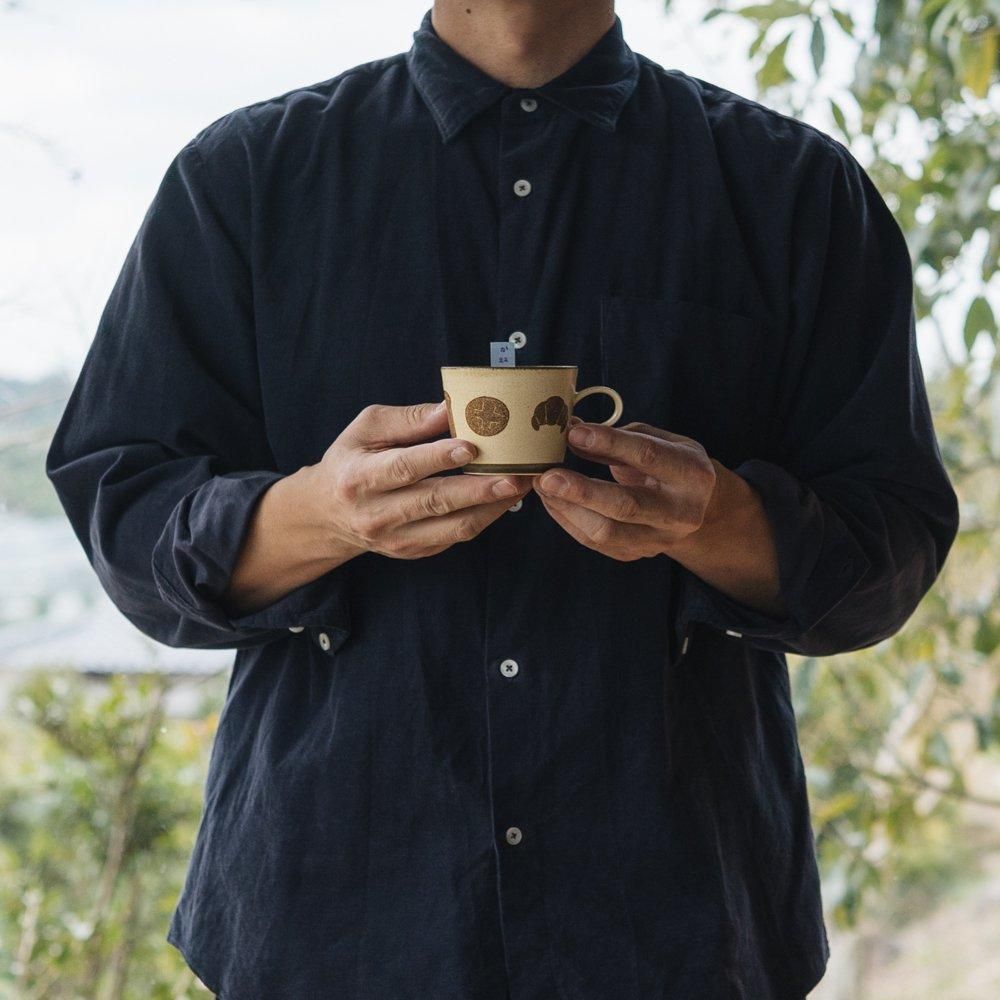 （2025年2月イロドリ陶器市） かとうようこ コーヒーカップ（パン）　か22
