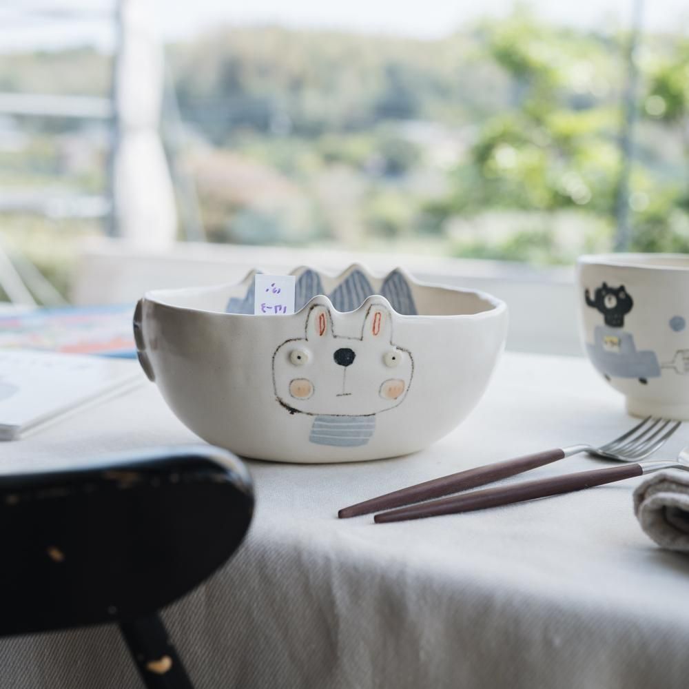 (2025年4月イロドリWEB個展)【1点もの】 古澤彩    オーバルボウル　ふ17-3