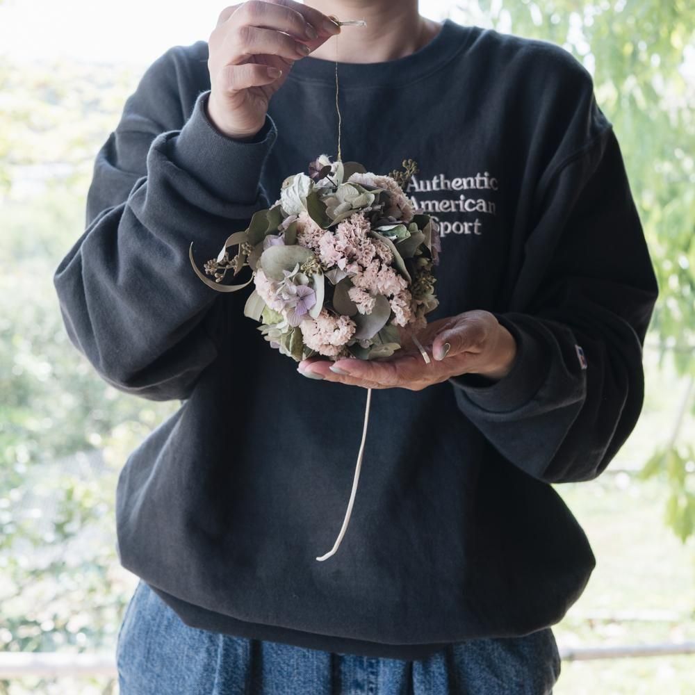 (2025年4月)【1点もの】 lilas    紫陽花とソロモンのフラワーボール　は2-2