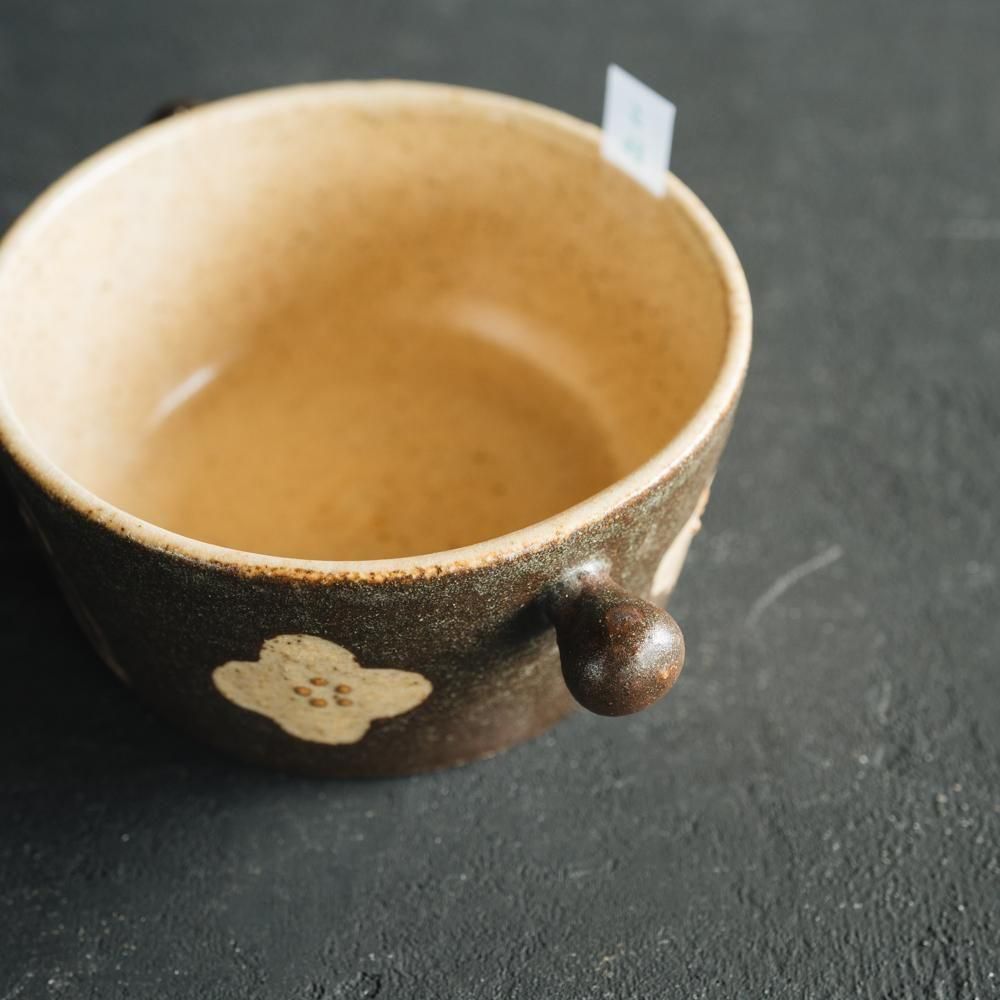 ※数量制限あり（2025年4月web個展）   苔色工房　【耐熱】のうつわ　／ペンギン　こ23