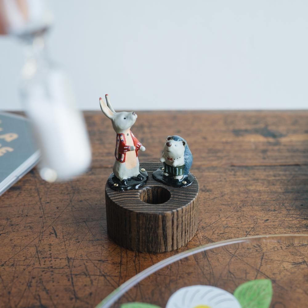 (予約受付) atelier coin うさぎとハリネズミの砂時計 　15<img class='new_mark_img2' src='https://img.shop-pro.jp/img/new/icons1.gif' style='border:none;display:inline;margin:0px;padding:0px;width:auto;' />