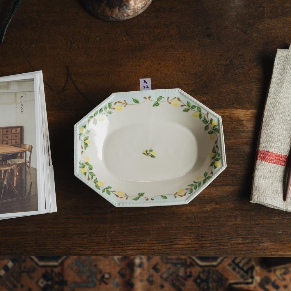 阿部慎太朗さん　八角リム皿 作家さんの器と暮らしにまつわる道具のお店｜イロドリ｜オンラインストア