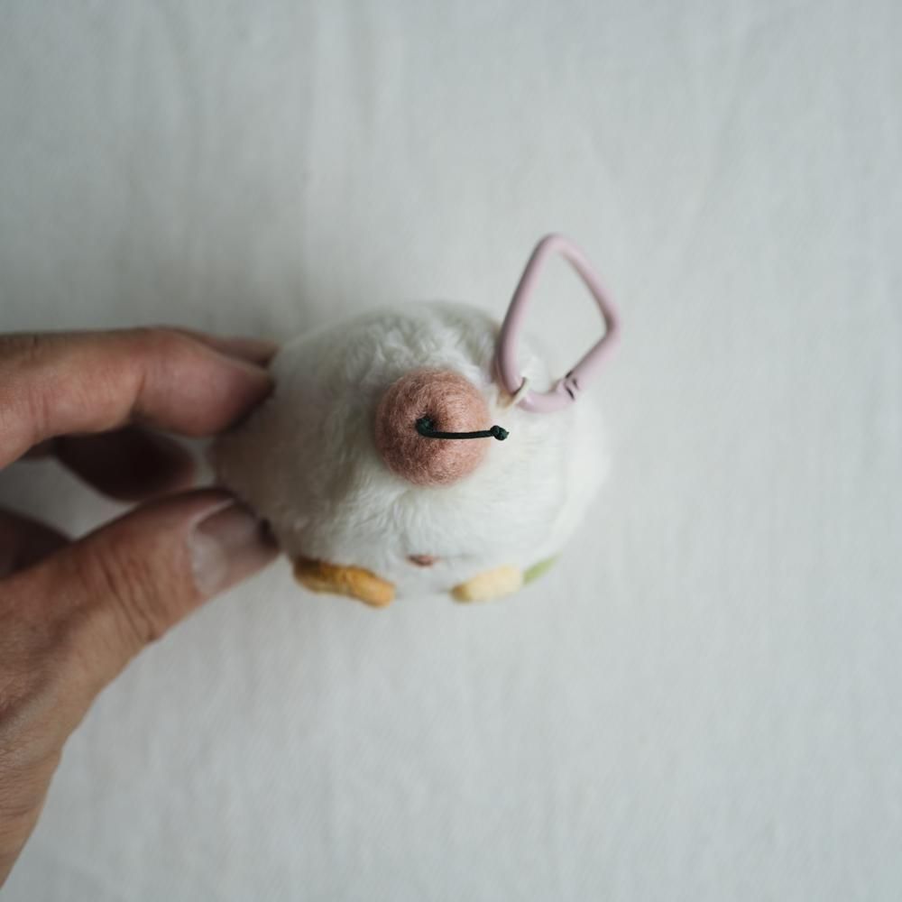 （2025年6月）【1点もの】patatadolce　白くまアイス風文鳥さん　P1-2
