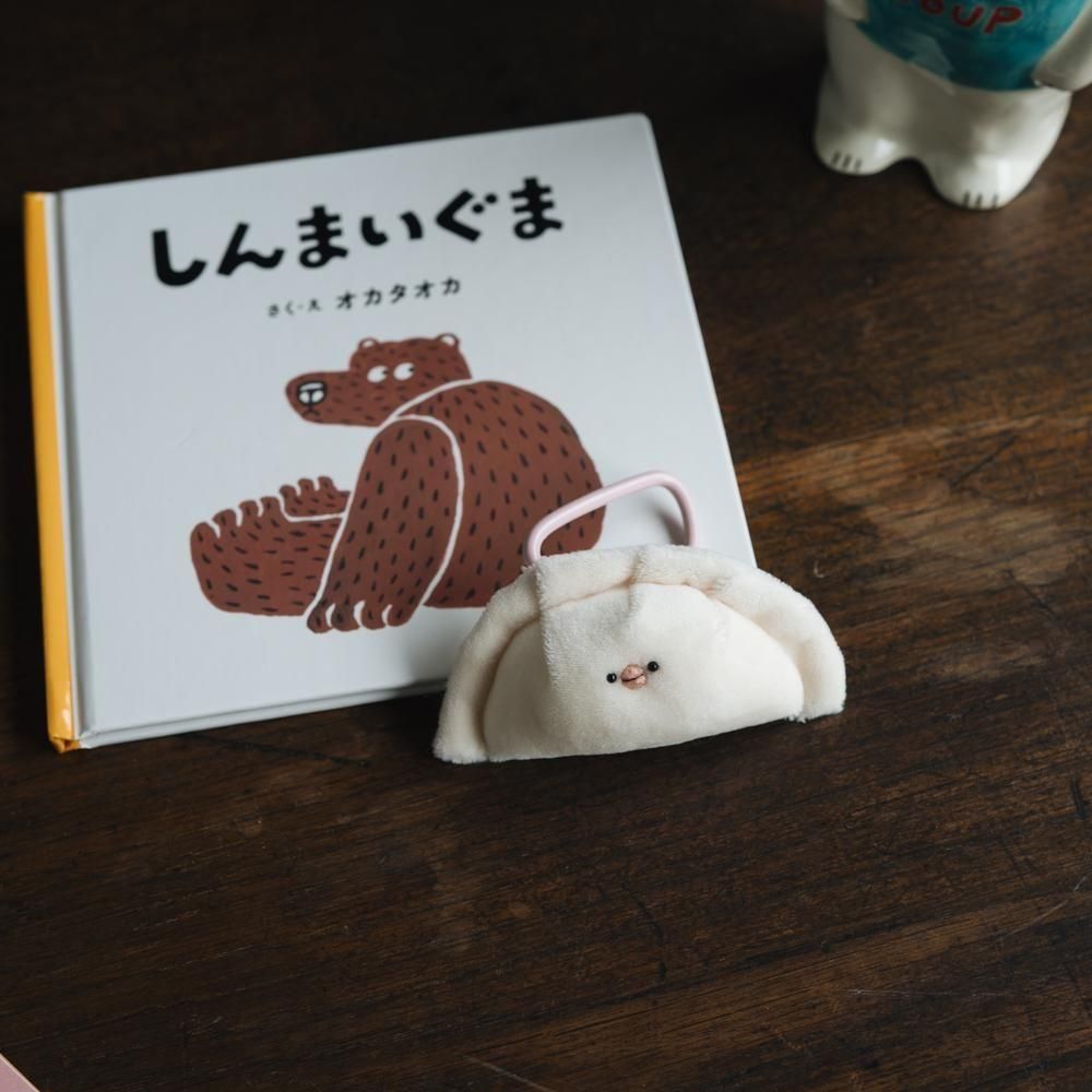（2025年6月）【1点もの】patatadolce　餃子文鳥さんのストラップ　P3