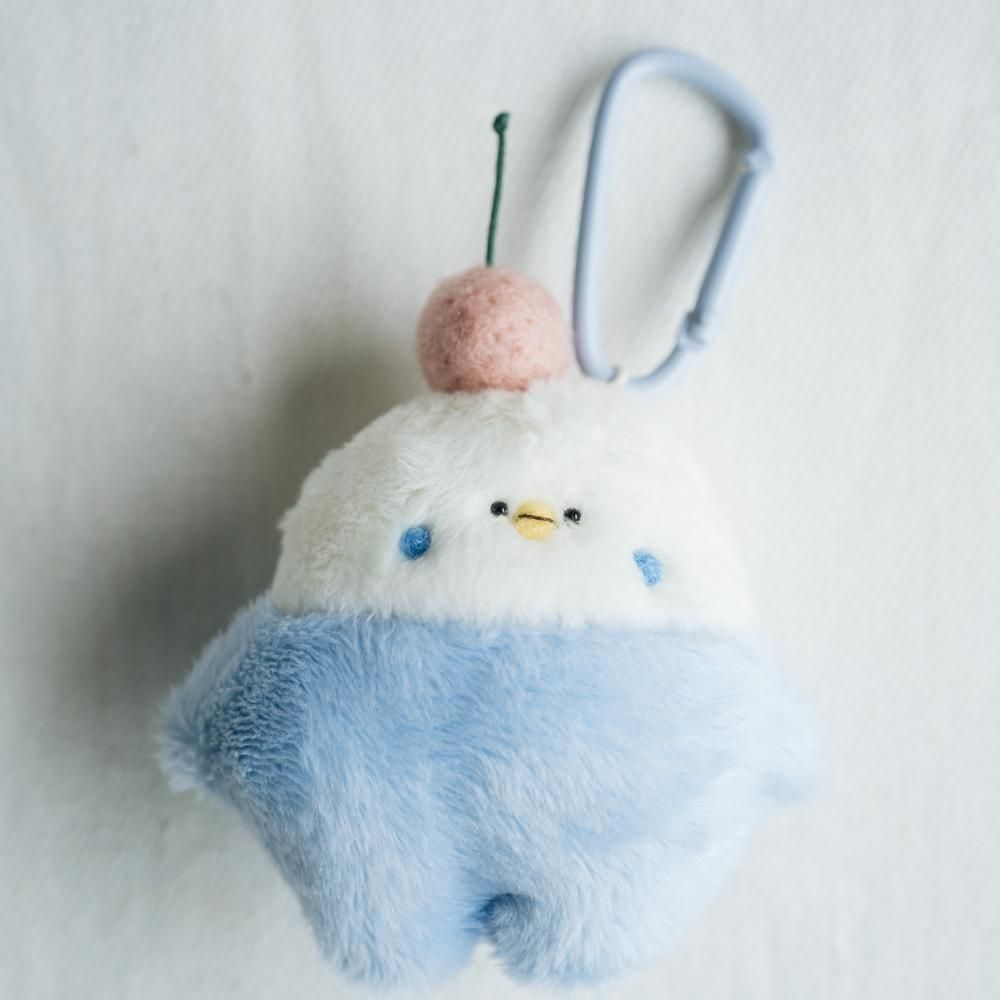（2025年6月）【1点もの】patatadolce　セキセイインコのぬいぐるみストラップ　P8
