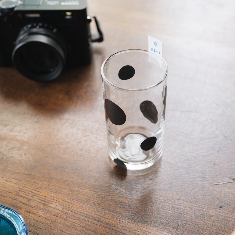 (2025年7月) 【1点もの】etrak glass　 ドットグラス（ブラック）　e13-1<img class='new_mark_img2' src='https://img.shop-pro.jp/img/new/icons1.gif' style='border:none;display:inline;margin:0px;padding:0px;width:auto;' />