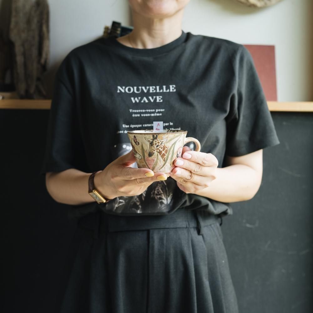 （2025年7月）【1点もの】acnepotterystudio　動物がたくさんのマグカップ　A4a<img class='new_mark_img2' src='https://img.shop-pro.jp/img/new/icons1.gif' style='border:none;display:inline;margin:0px;padding:0px;width:auto;' />