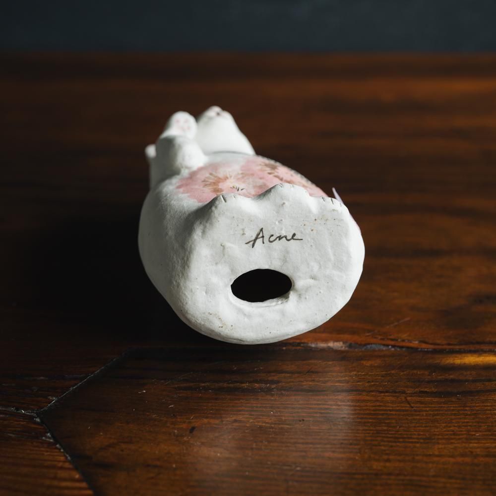（2025年7月）【1点もの】acnepotterystudio　招き猫　A22c<img class='new_mark_img2' src='https://img.shop-pro.jp/img/new/icons1.gif' style='border:none;display:inline;margin:0px;padding:0px;width:auto;' />