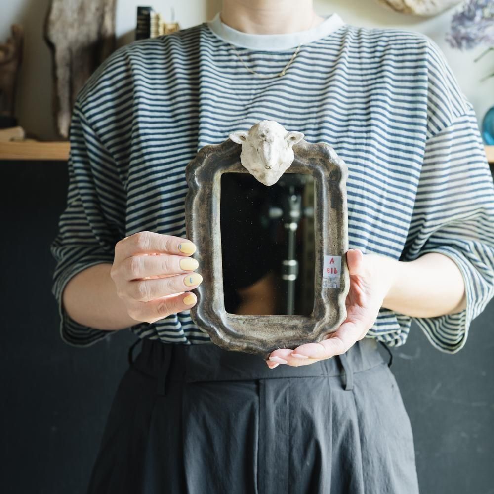 （2025年7月）【1点もの】acnepotterystudio　鏡　A51b<img class='new_mark_img2' src='https://img.shop-pro.jp/img/new/icons1.gif' style='border:none;display:inline;margin:0px;padding:0px;width:auto;' />