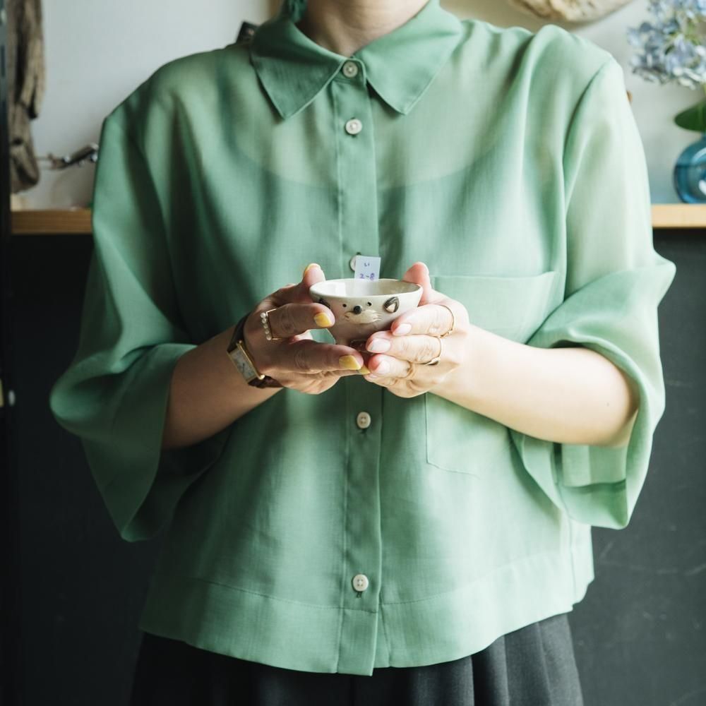 （2025年7月）【1点もの】岩佐悠子　猫のおちょこ　い2-8<img class='new_mark_img2' src='https://img.shop-pro.jp/img/new/icons1.gif' style='border:none;display:inline;margin:0px;padding:0px;width:auto;' />