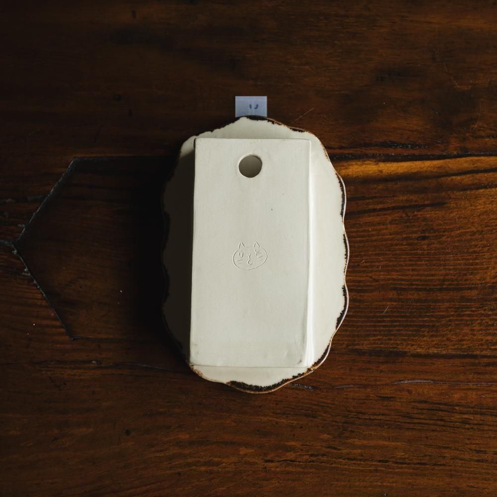 （2025年7月）【1点もの】岩佐悠子　ヘビの壁掛け花器　い19-1