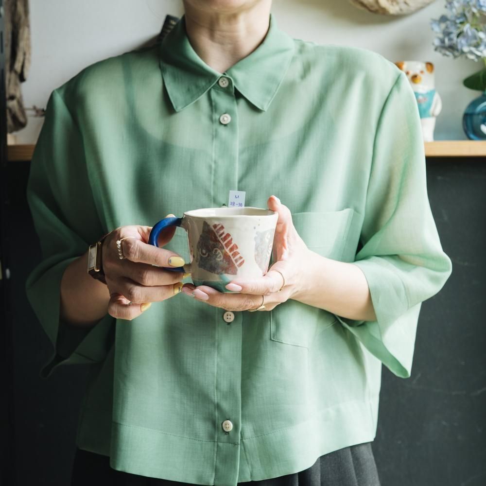 （2025年7月）【1点もの】岩佐悠子　ひらがな高台マグ　い28-30