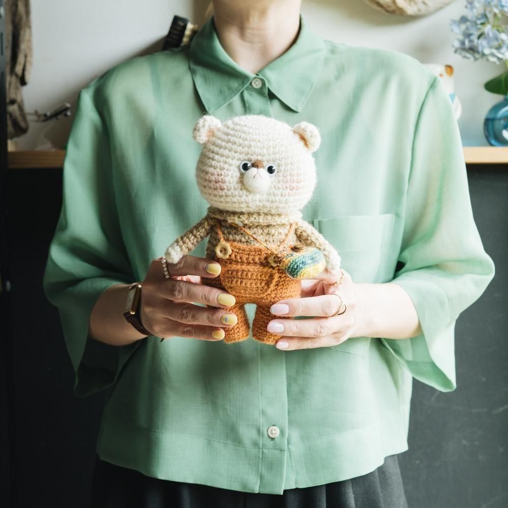 （2025年7月）Aroma-ma   あみぐるみ（白くま）　ア3<img class='new_mark_img2' src='https://img.shop-pro.jp/img/new/icons1.gif' style='border:none;display:inline;margin:0px;padding:0px;width:auto;' />