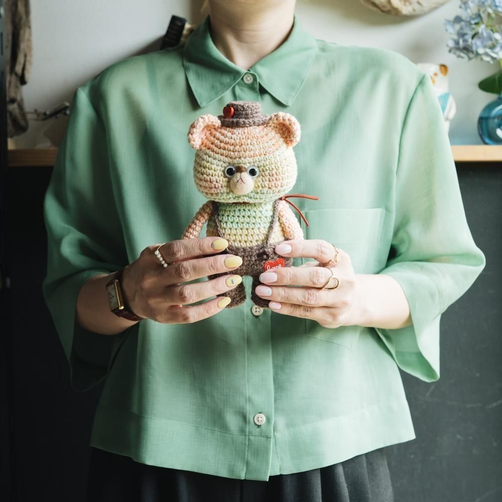 （2025年7月）Aroma-ma   あみぐるみ（パステルくま）　ア4<img class='new_mark_img2' src='https://img.shop-pro.jp/img/new/icons1.gif' style='border:none;display:inline;margin:0px;padding:0px;width:auto;' />