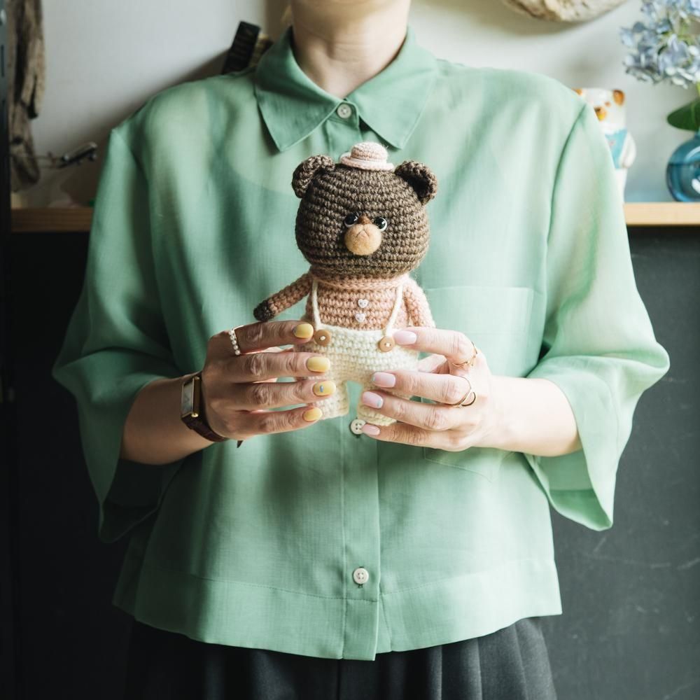 （2025年7月）Aroma-ma   あみぐるみ（茶くま）　ア5<img class='new_mark_img2' src='https://img.shop-pro.jp/img/new/icons1.gif' style='border:none;display:inline;margin:0px;padding:0px;width:auto;' />