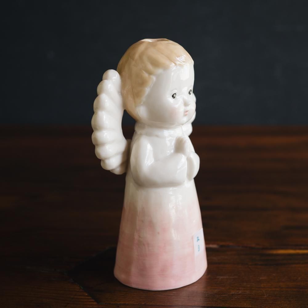 （2025年7月）【1点もの】すずらんまーち　天使花瓶　ス3