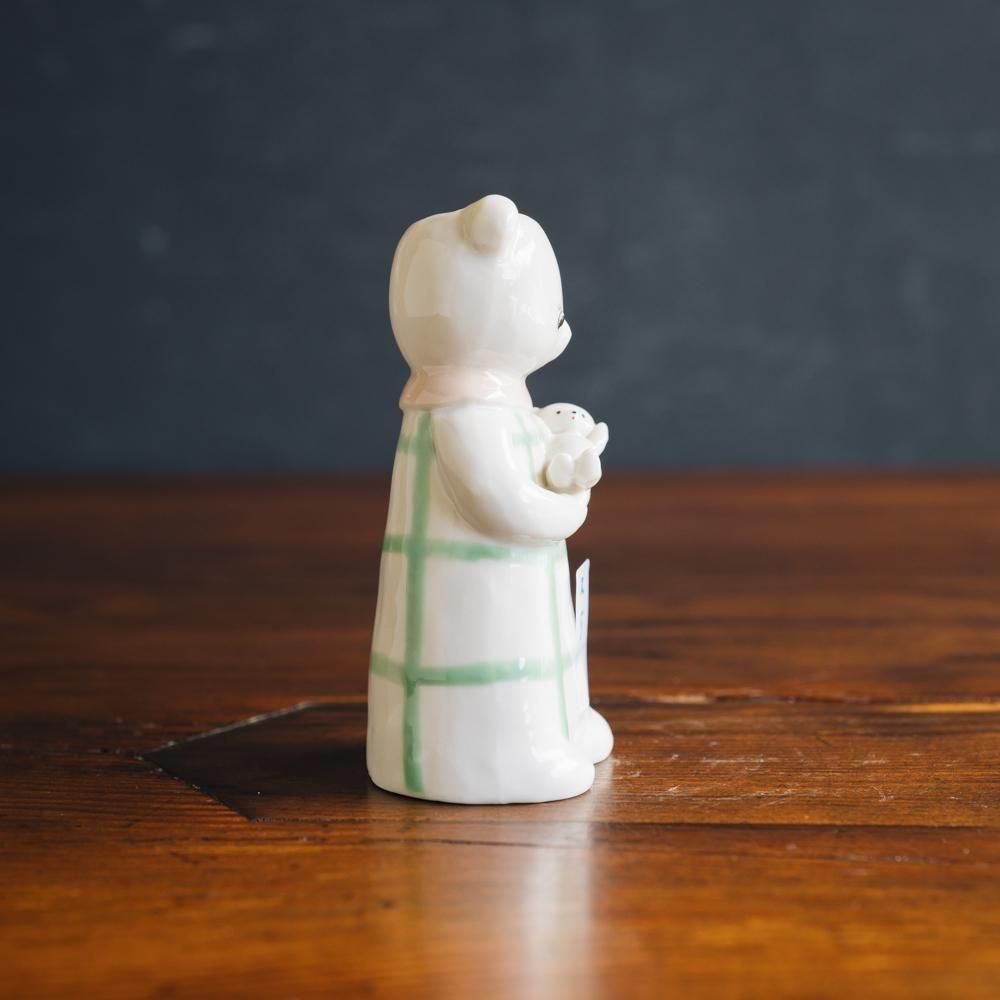 （2025年7月）【1点もの】すずらんまーち　くま親子一輪挿し　ス5