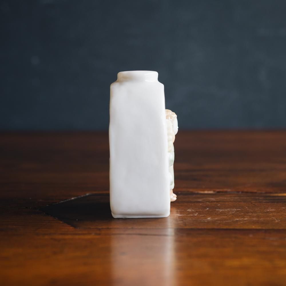 （2025年7月）【1点もの】すずらんまーち　ひまわりと男の子の一輪挿し　ス7