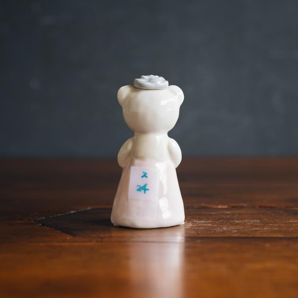 （2025年7月）【1点もの】すずらんまーち　くまの親子の入れ物　ス24