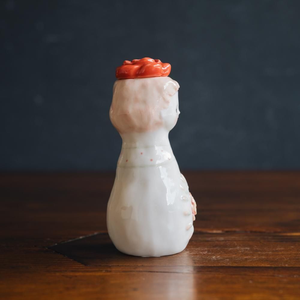 （2025年7月）【1点もの】すずらんまーち　バラ少女の一輪挿し　ス35