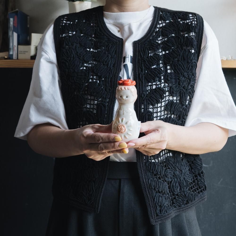 （2025年7月）【1点もの】すずらんまーち　バラ少女の一輪挿し　ス35