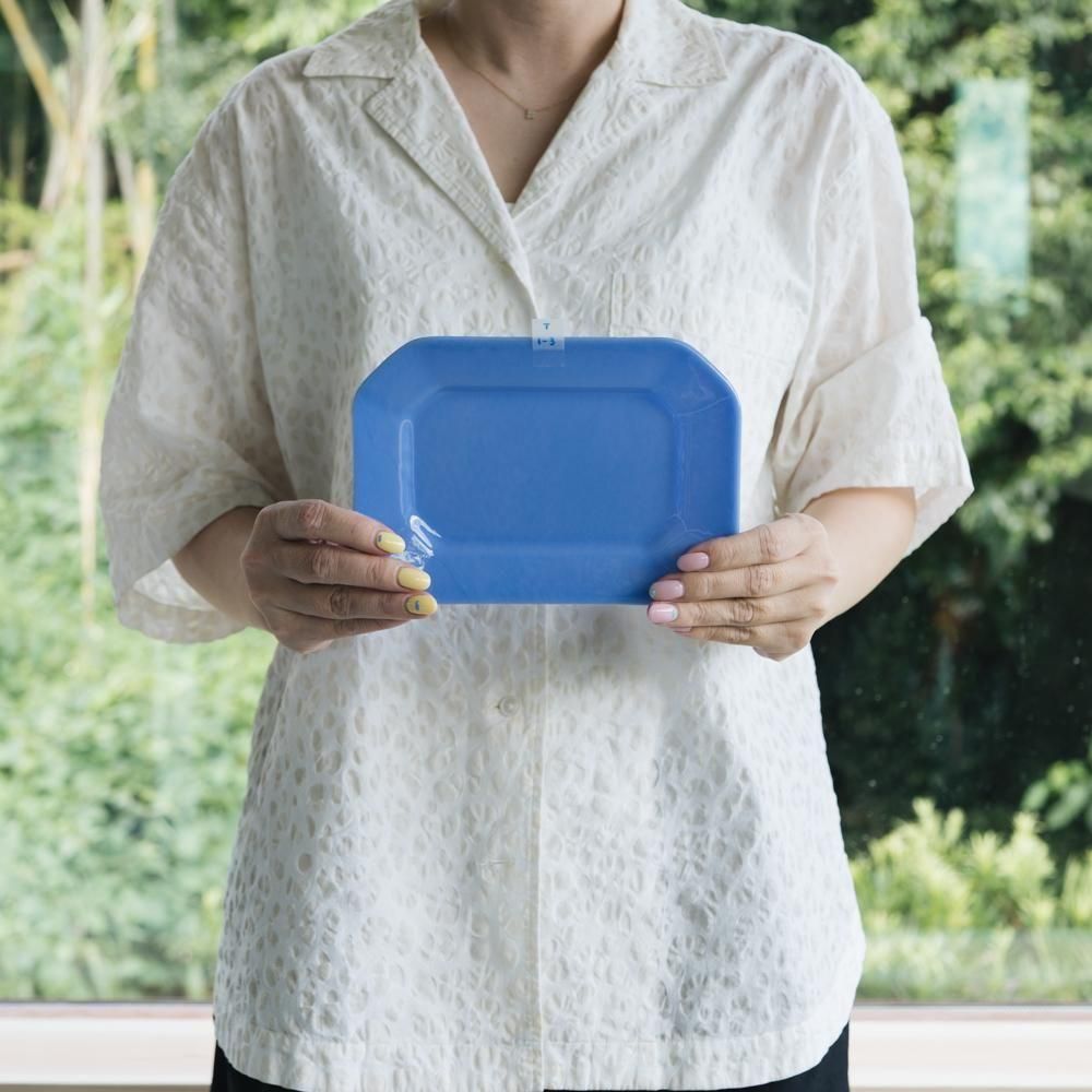 （2025年7月）天気雨　隅切皿　て1-3