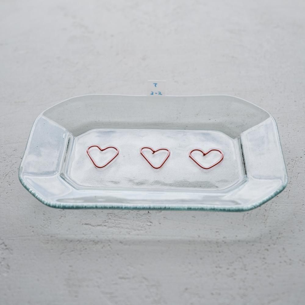 （2025年7月）【1点もの】天気雨　隅切皿　て2-2