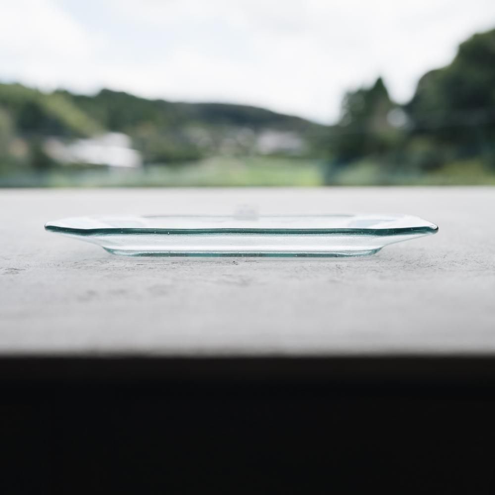 （2025年7月）【1点もの】天気雨　隅切皿　て2-2