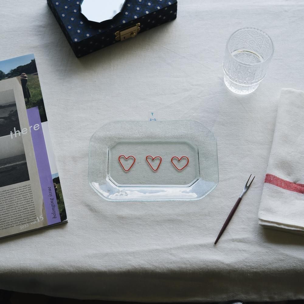 （2025年7月）【1点もの】天気雨　隅切皿　て2-2