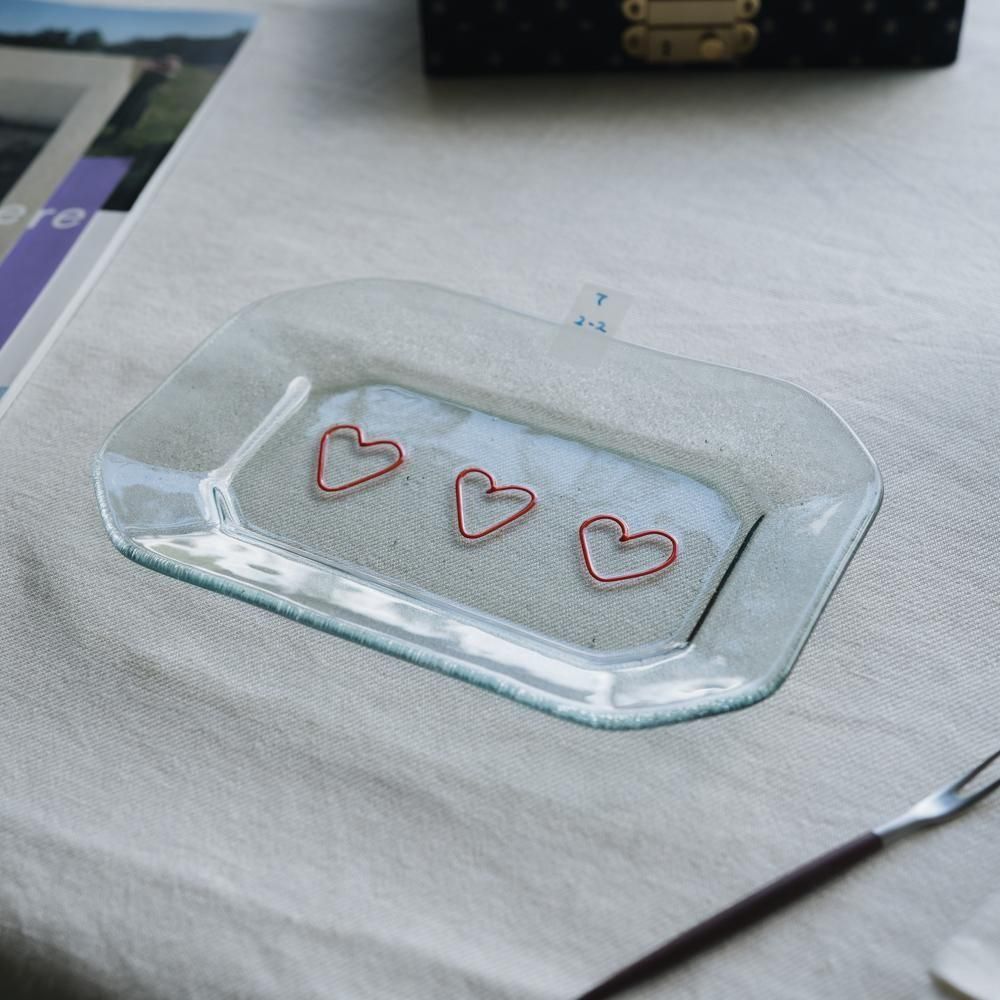 （2025年7月）【1点もの】天気雨　隅切皿　て2-2