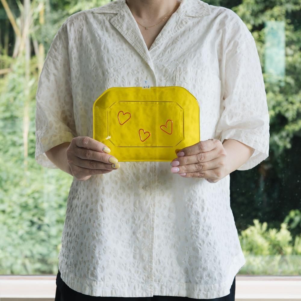 （2025年7月）【1点もの】天気雨　隅切皿　て2-3