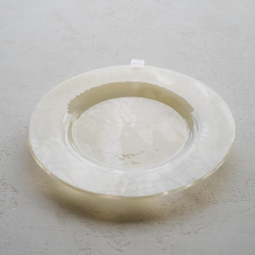 （2025年7月）【1点もの】天気雨　リム皿　て5-1