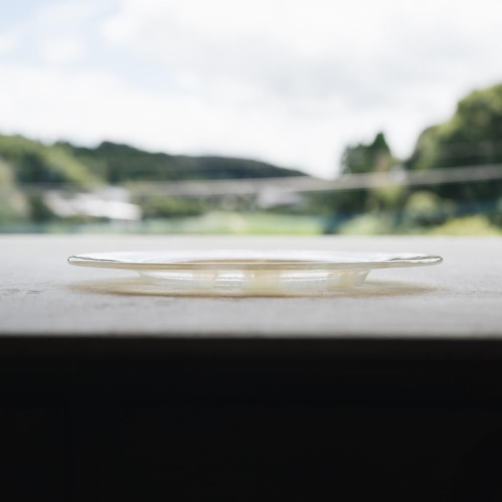 （2025年7月）【1点もの】天気雨　リム皿　て5-1