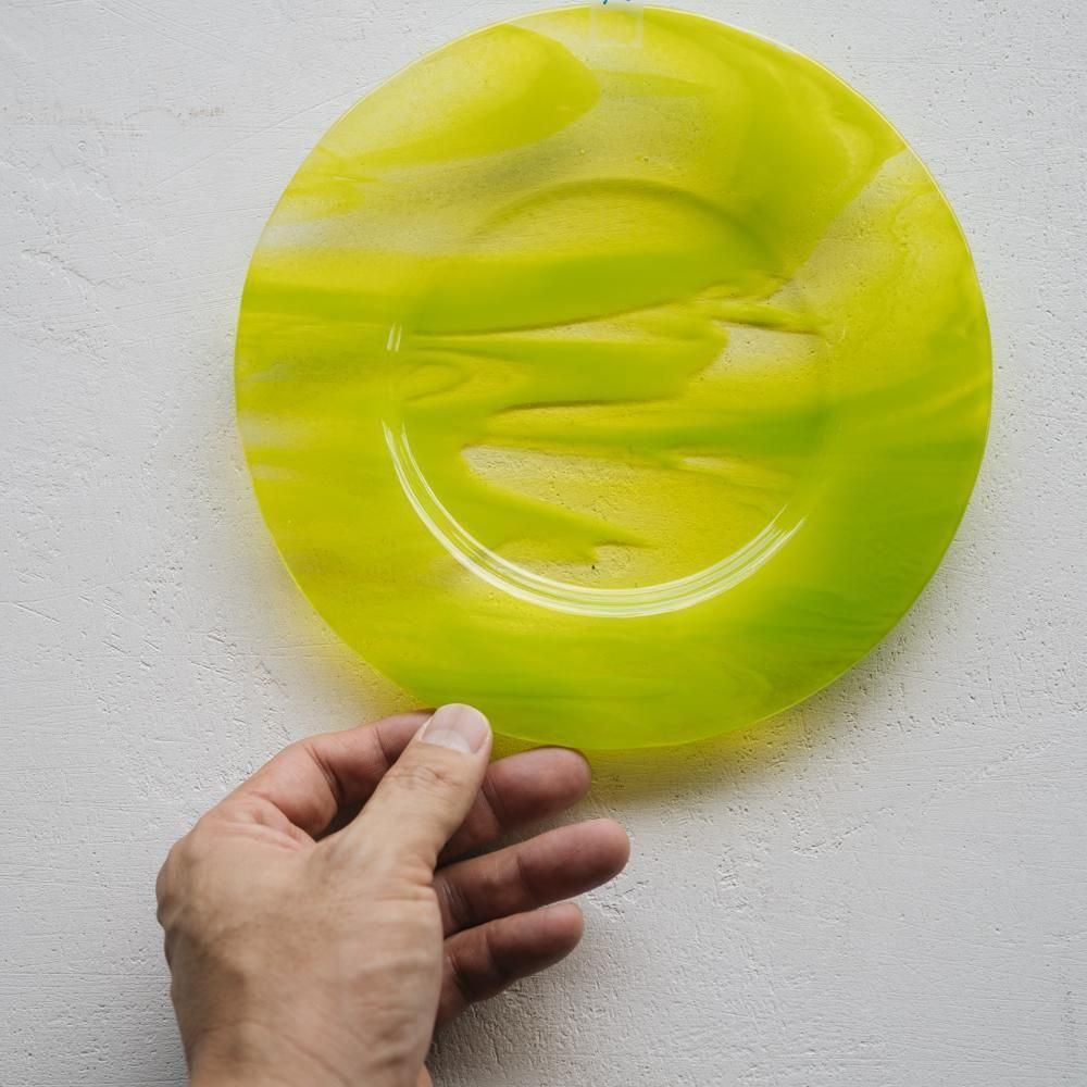 （2025年7月）【1点もの】天気雨　リム皿　て5-2