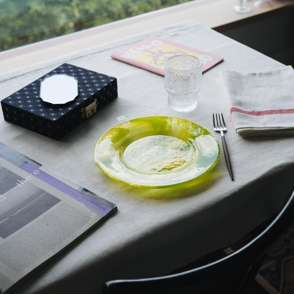 （2025年7月）【1点もの】天気雨　リム皿　て5-2