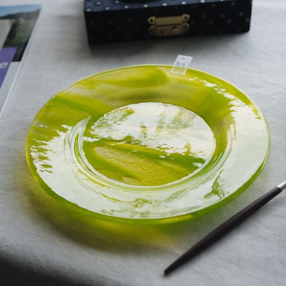 （2025年7月）【1点もの】天気雨　リム皿　て5-2