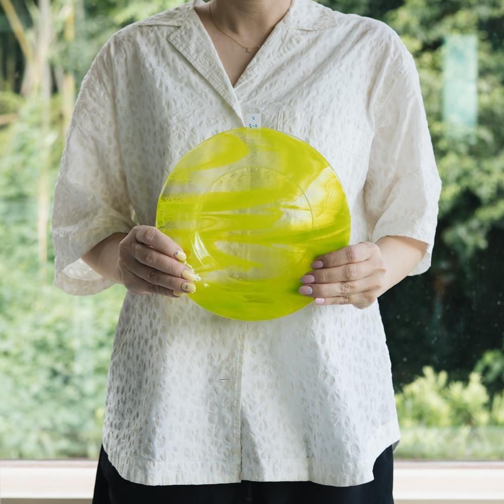 （2025年7月）【1点もの】天気雨　リム皿　て5-2