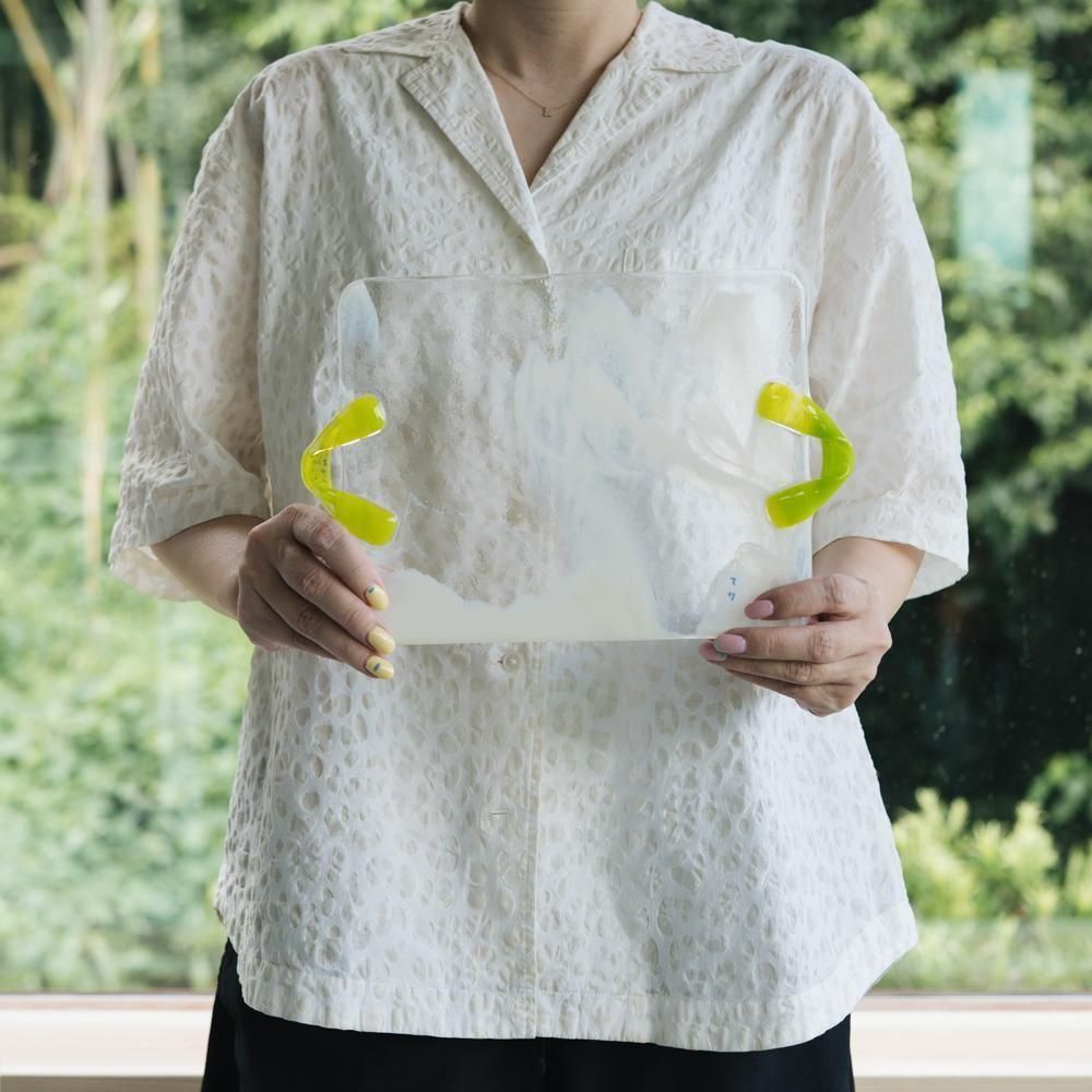 （2025年7月）【1点もの】天気雨　リボントレーL　て7