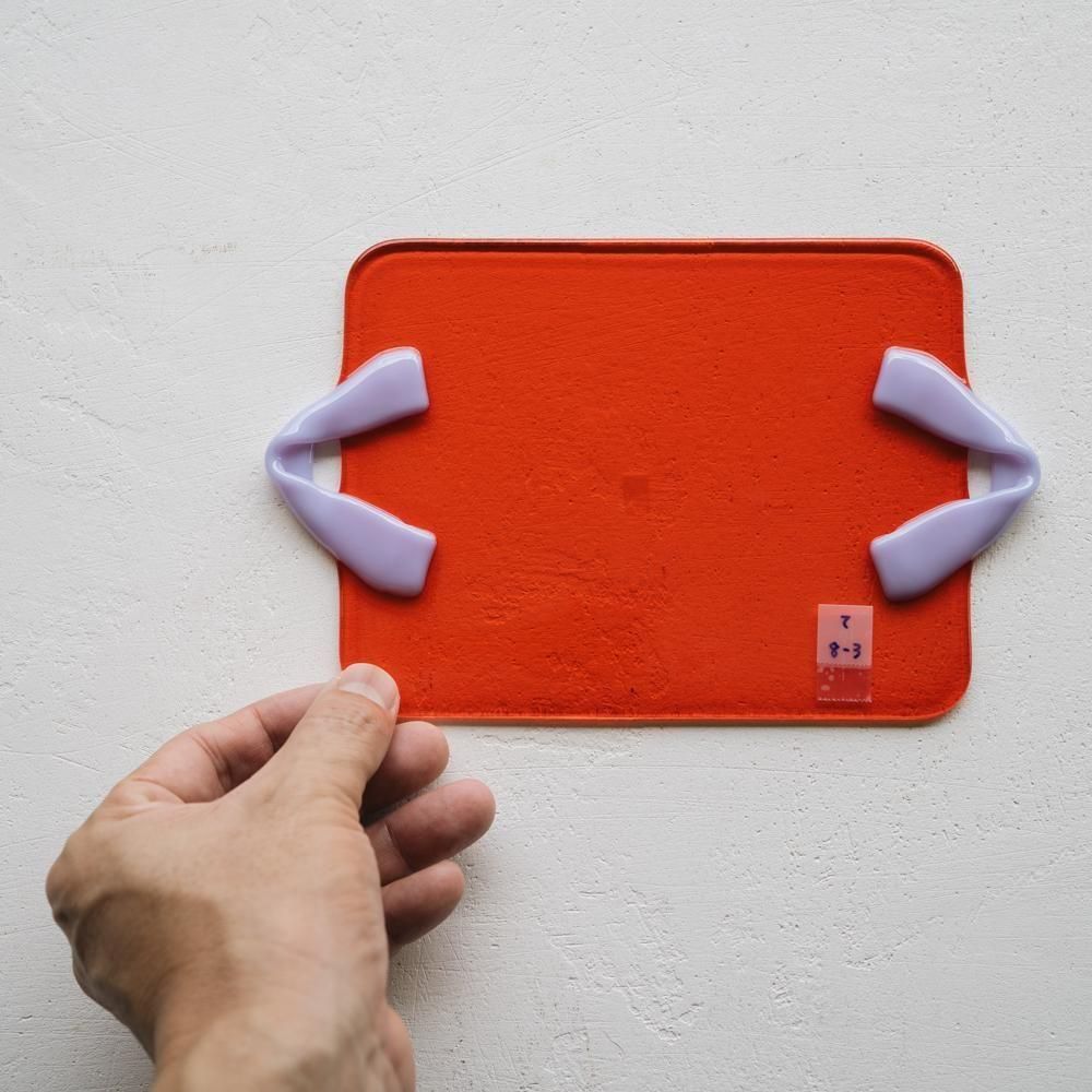 （2025年7月）【1点もの】天気雨　リボントレー・おやつトレーM　て8-3