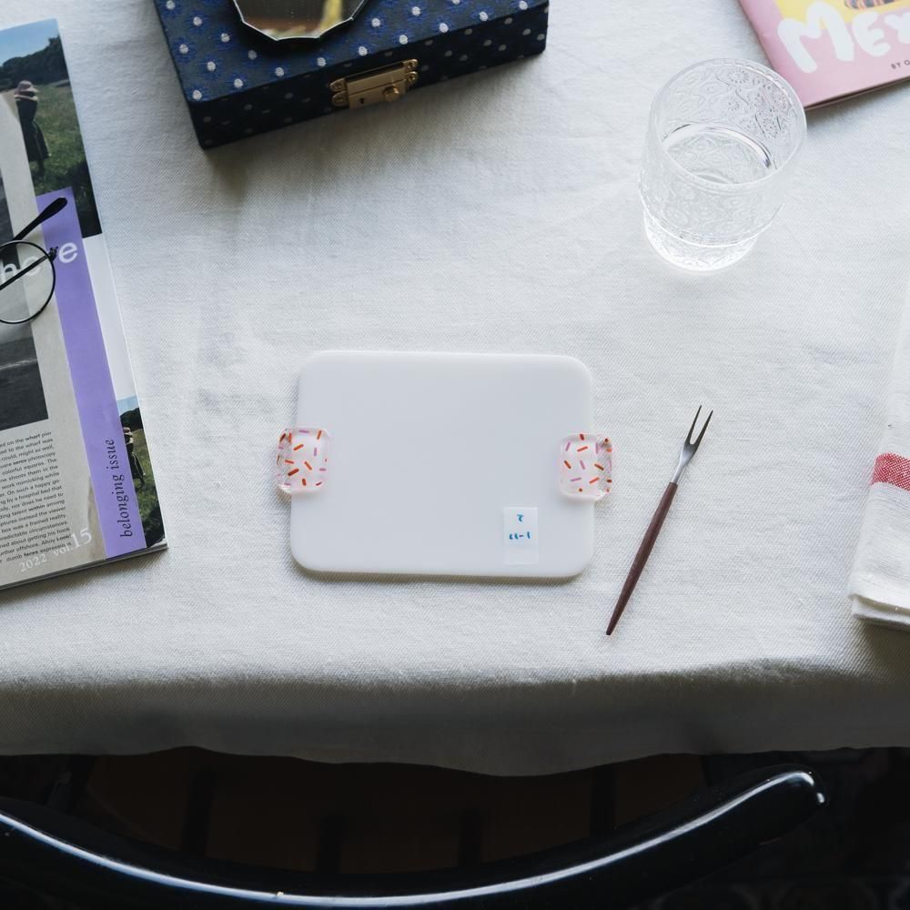 （2025年7月）【1点もの】天気雨　おやつトレーS　て11-1