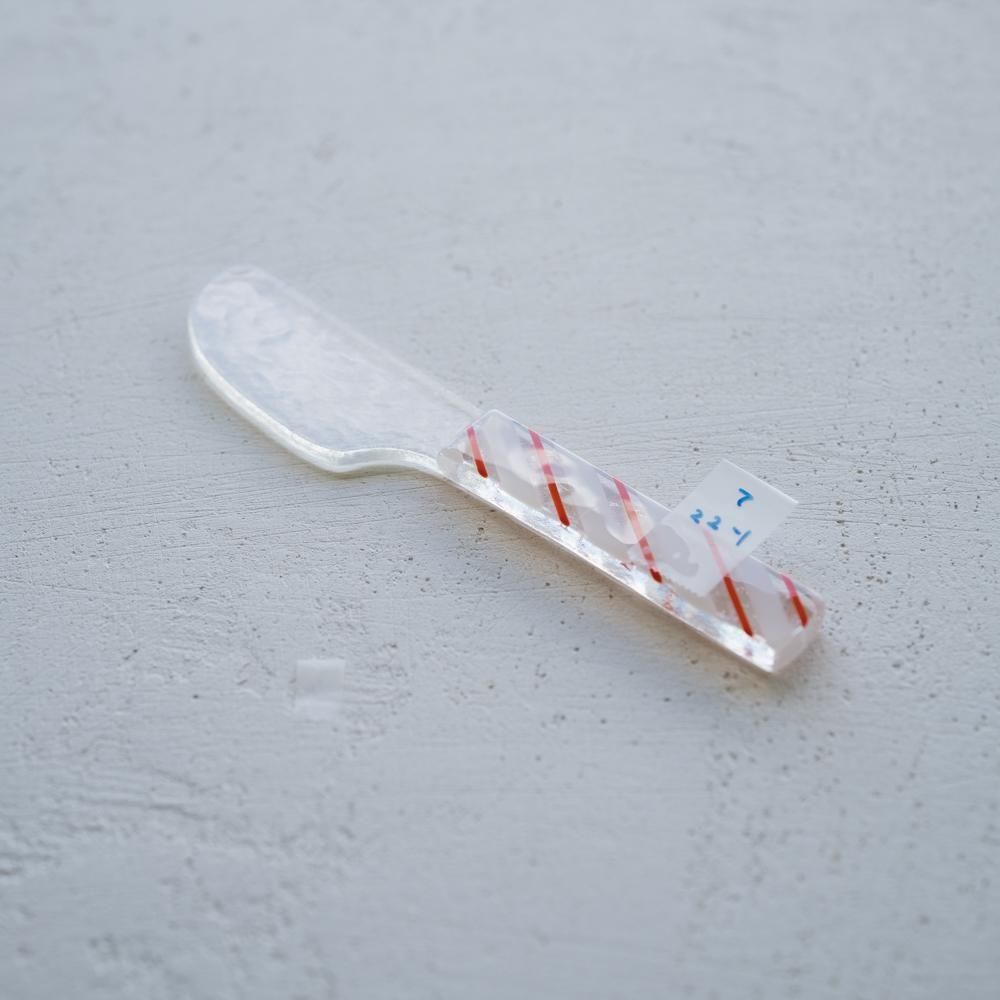 （2025年7月）【1点もの】天気雨　パッチワークジャムナイフ　て22-1